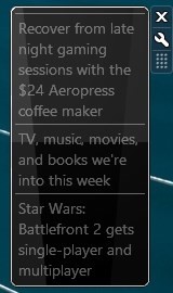 Windows Live Gadgets